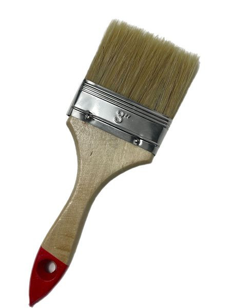 VaGo-Tools Pincel para pintar esmalte Pincel plano Cerdas chinas Pincel para pintar de 75 mm, PU: 6 piezas, 190-030-6_vx