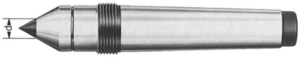 MACK punta fija con inserto de carburo con rosca de extracción DIN 807, MK 2, 03-526