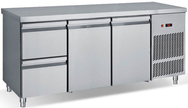 Mesa refrigeradora Saro, 2 cajones + 2 puertas modelo PG 185 1S2P, 496-1350