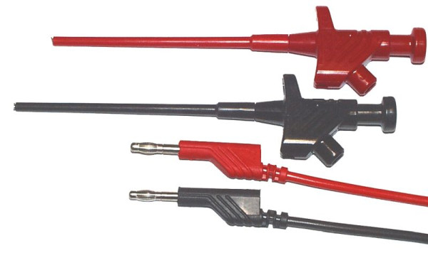 Juego de sondas de prueba con abrazadera de bus, con pinza flexible, cable de prueba de 1 m, AK-789024