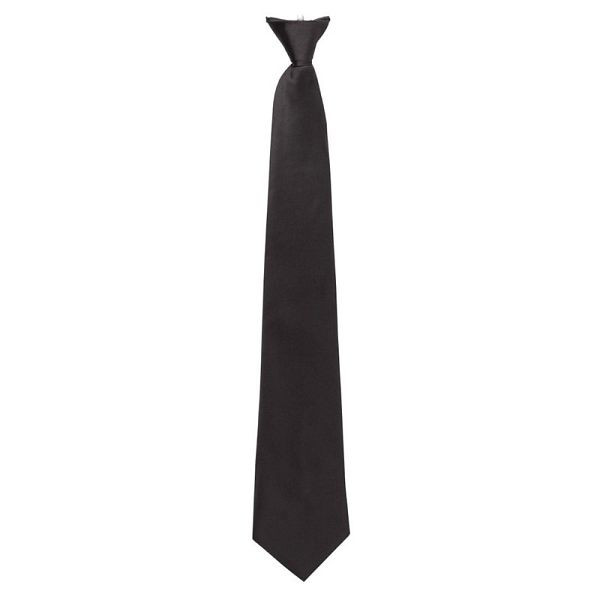 Whites Chefs Clothing Corbata negra con clip, A724