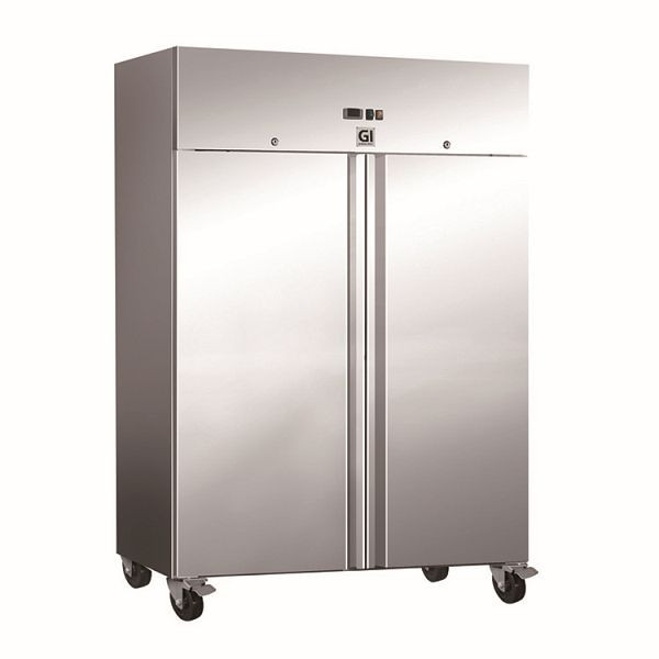 Congelador Gastro-Inox de acero inoxidable de 1200 litros, refrigeración por convección, capacidad neta 1173 litros, 201.015