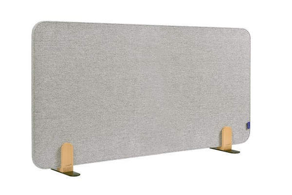 Legamaster ELEMENTS tabique de mesa acústico 60x120 cm gris tranquilo con 2 soportes, 7-209831