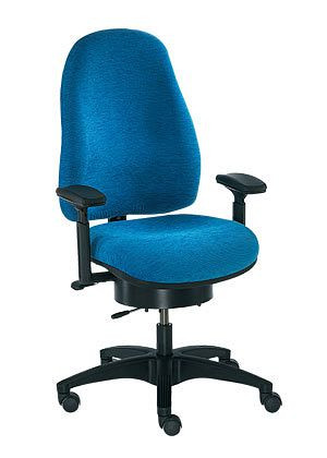 SITWELL LADY SITWELL, azul, silla de oficina sin reposabrazos, PM-67.100-M-80-106-00-44-10