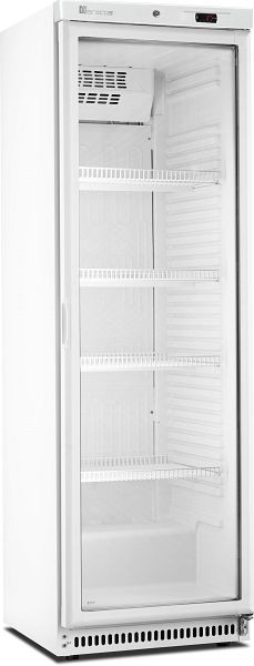 Congelador Saro, puerta de cristal -blanco, ACE 430 CS PV, 486-2515