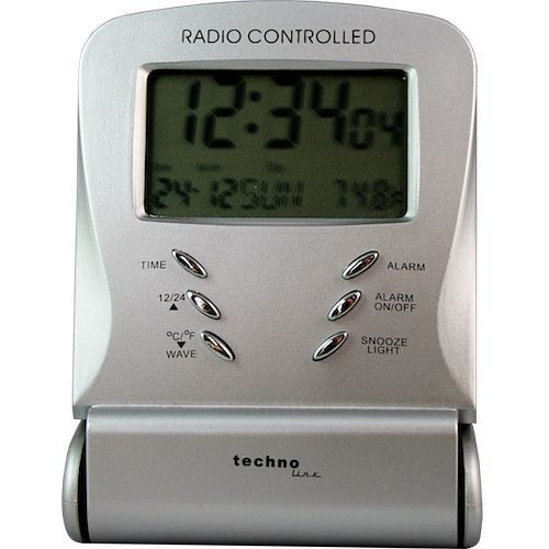 Despertador radio controlado Technoline con opción de ajuste manual, dimensiones: 70 x 95 x 20 mm, WT 171