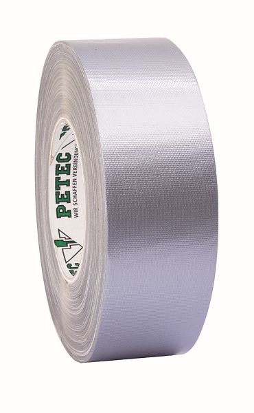 Petec Power Tape/cinta blindada, plateada, 50 mm x 50 m, PU: 6 piezas, 86250