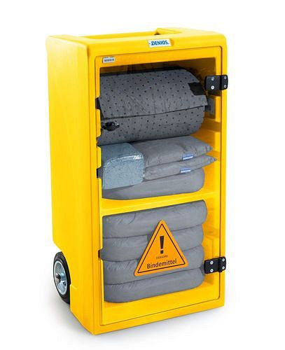 DENSORB Mobile Emergency Set, carpeta en amarillo Caddy Small, Universal, 290-815