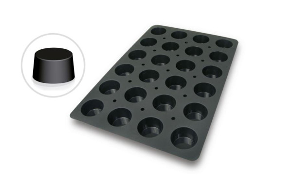Molde para muffins de silicona Schneider, 40x 60 cm, Ø 69 mm, altura 39 mm, 115308