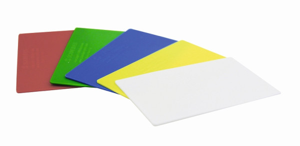 Juego de tarjetas Schneider, 5 colores / 85 x 49 x 1 mm, 690000