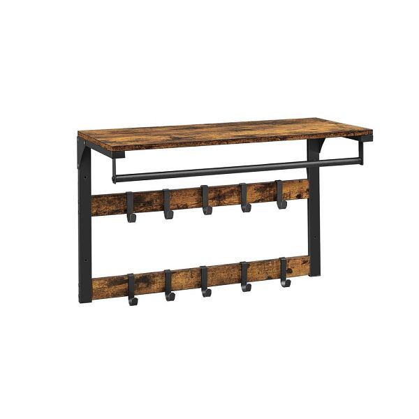 VASAGLE perchero de pared con estante estilo industrial LCR101B01 comprar barato envio gratis en linea gran seleccion de precios baratos PROFISHOP.es