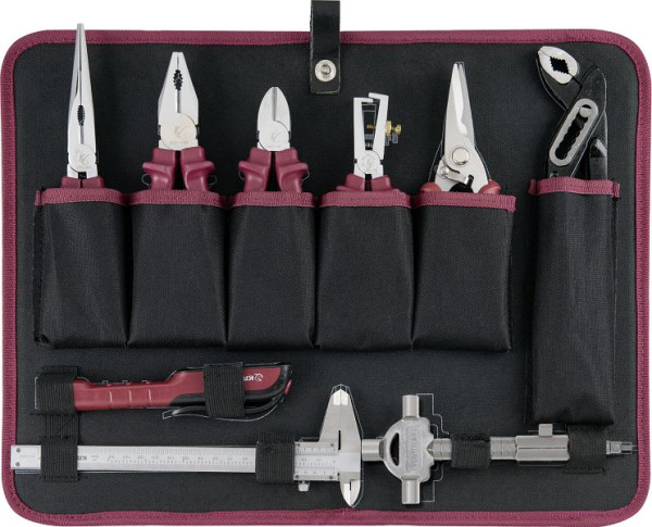 Caja de herramientas profesional Kraftwerk ABS, 186 piezas, 202,300,000