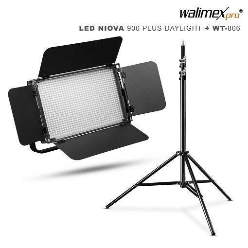 Luz de día Walimex pro LED Niova 900 Plus + WT-806, 22819