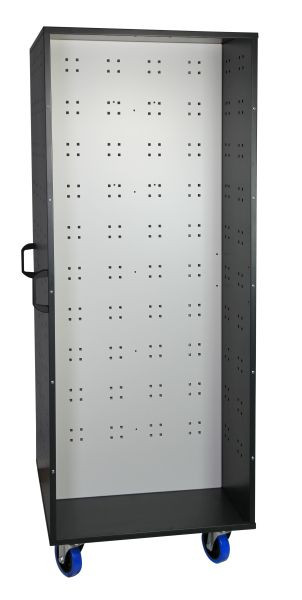 Armario móvil con paneles perforados SmartCenter, utilizable por ambos lados, versión básica, 670-300-0-0-100