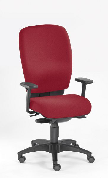 SITWELL LADY Comfort, burdeos, silla de oficina sin reposabrazos, SY-68.100-M-80-104-00-44-10