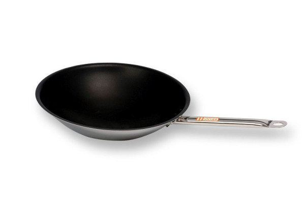 Sartén wok Locher, acero inoxidable, revestimiento antiadherente, 209205