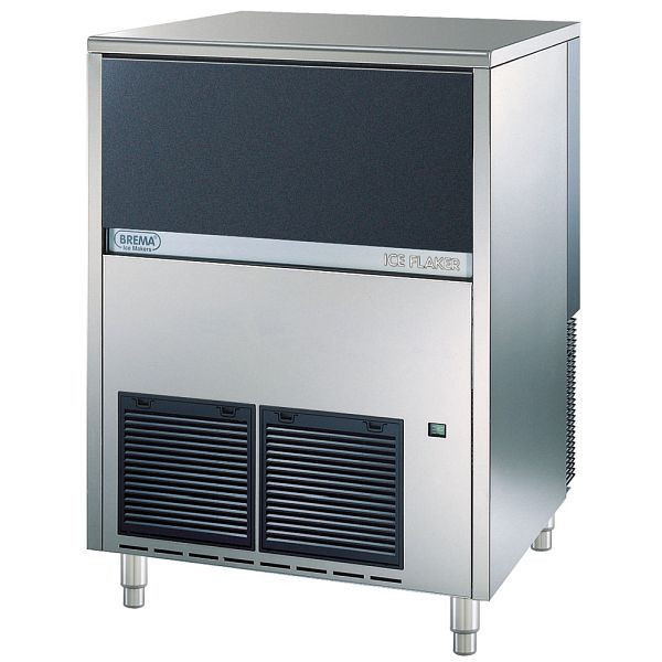 Fabricador de hielo en escamas Brema refrigerado por aire, 150 kg/24 h, dimensiones 738 x 690 x 920 mm (AnxPrxAl), BE2102150
