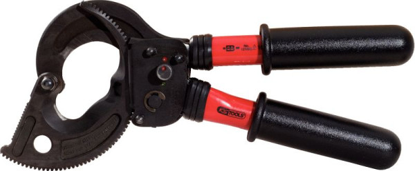 KS Tools Cortador de cables con trinquete y aislamiento protector, 400 mm, 117.1248
