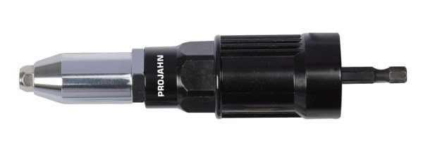 Projahn adaptador de remache ciego profesional para taladros y destornilladores inalámbricos de 2,4 - 5,0 mm, 398063