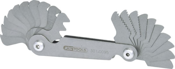 KS Tools calibre de roscas, métrico, 20 piezas, 301.0095