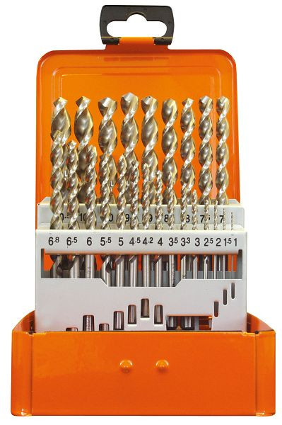 Cassette de brocas Projahn HSS-Co tipo UF-L 24 piezas 1-10,5 / 0,5 mm, 60343