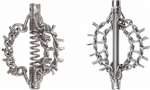 KS Tools Cabezal lanzador de cadena con cadena de púas, 3 cadenas de diámetro 30 mm, 16 mm, 900.2184