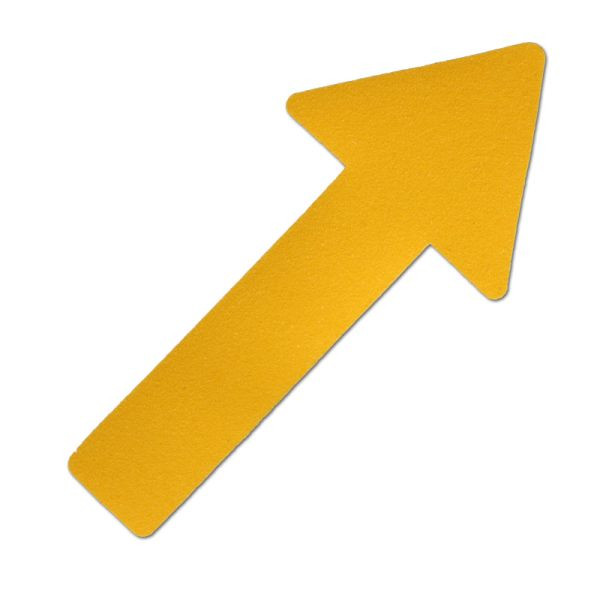 revestimiento antideslizante m2 Flecha amarilla deformable 130x280mm, PU: 10 piezas, M2GV10P1