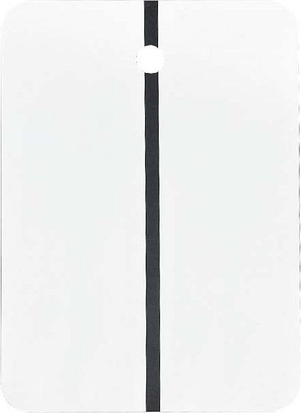 Tarjeta de muestra de color Kunzer blanco, metal 148 x 105 x 0,017 mm, caja de 100 piezas, 7FMK01