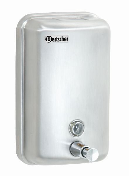 Dispensador de jabón Bartscher, montaje en pared, acero al cromo-níquel, 1 l, 850007
