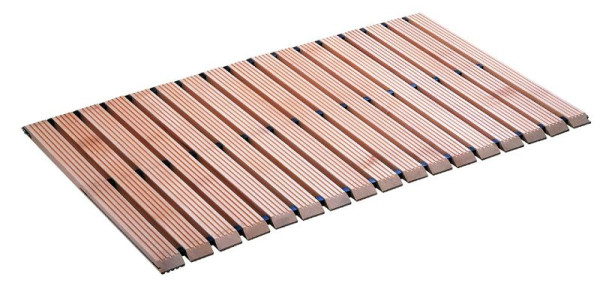 Rejilla de madera KLW, con cantos biselados, 700 x 2000 mm, 10 / HLA-SK-0700-2000