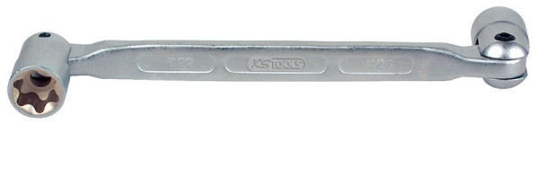 KS Tools Llave de doble articulación Torx E, E6xE8, 517.0330