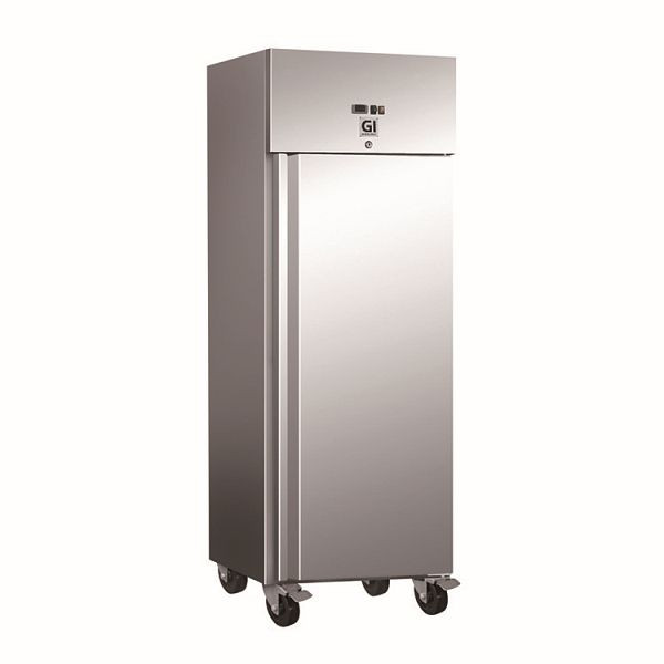 Congelador Gastro-Inox de acero inoxidable de 600 litros, refrigeración por convección, capacidad neta 537 litros, 201.013