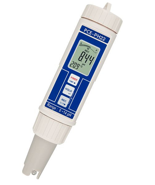 Analizador de agua PCE Instruments para registrar el valor de pH y la temperatura, PCE-PH 22