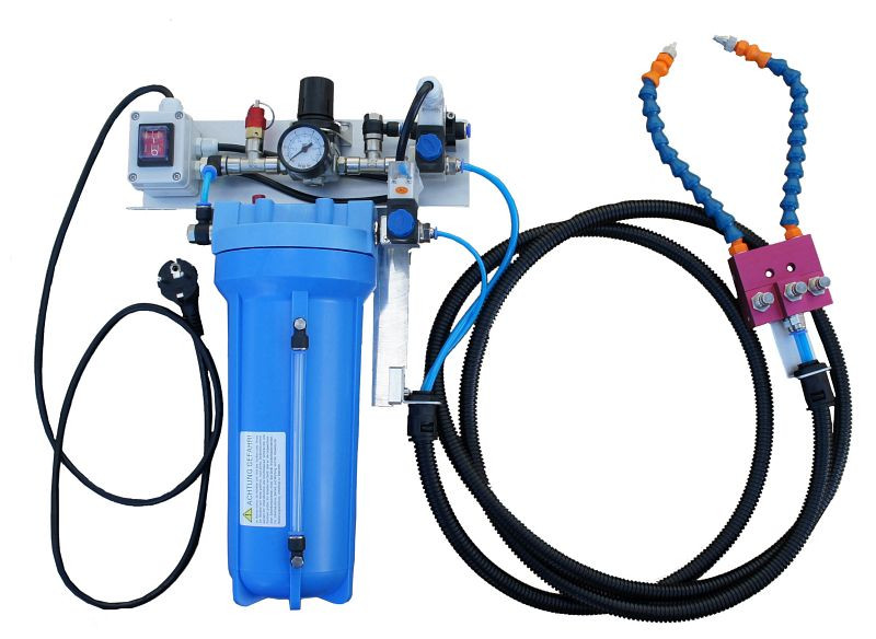 Sistema de lubricación DYNACUT cantidad mínima de lubricación MDE-DD, lubricación por gotitas, 1-152