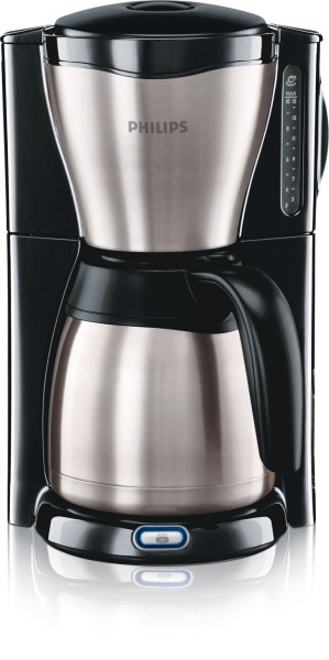 Cafetera Philips "Gaia Therm", negra/metálica, HD7546/20
