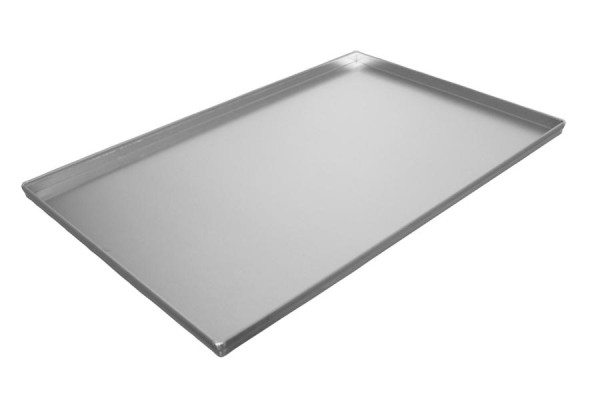 Bandeja de horno Schneider aluminio 400 x 600 mm, 4 lados 90 ° 20 mm de alto, sin agujeros, 381110