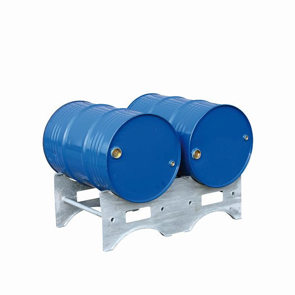Palé de barriles Eichinger Industry para complementar y apilar de forma modular, 2 x barriles azul genciana, 22610100000097