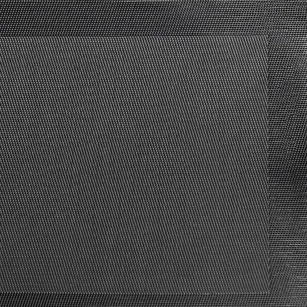 Mantel individual APS, 45 x 33 cm, PVC, cinta fina, color: MARCOS negro, paquete de 6, 60541