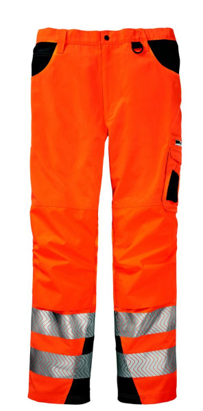 Pantalón de alta visibilidad 4PROTECT TENNESSEE, talla: 52, color: naranja brillante/gris, paquete: 10 piezas, 3850-52