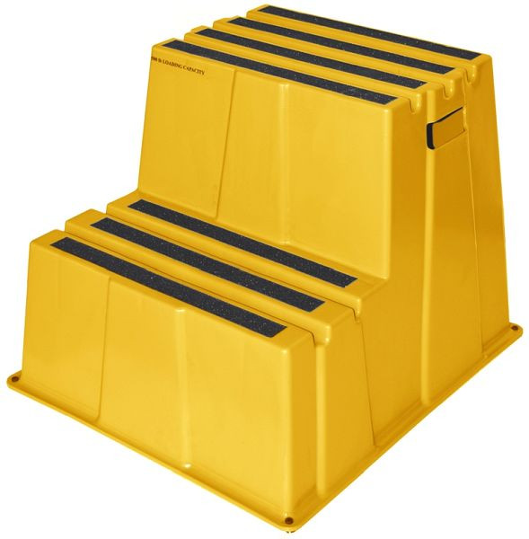 Twinco TWIN Heavy Duty Safety nivel de seguridad 2 peldaños, amarillo, 6700-3