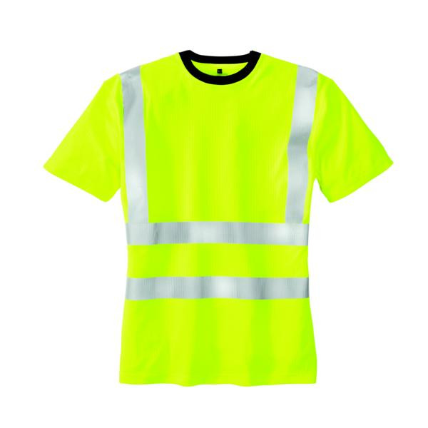 Camiseta de alta visibilidad teXXor HOOGE, talla: L, color: amarillo brillante, paquete de 20 unidades, 7008-L