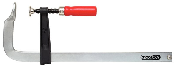 Abrazadera de tornillo de hierro maleable KS Tools, 80x160 mm, 145.0101