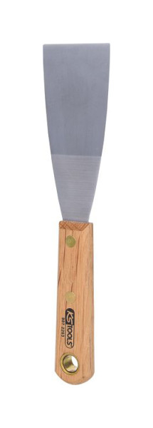 KS Tools espátula de acero inoxidable, 50 mm, con mango de madera, 907.2263