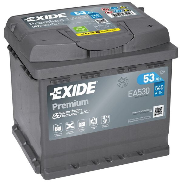 Batería de arranque EXIDE Premium EA 530 Pb, 101009100 20