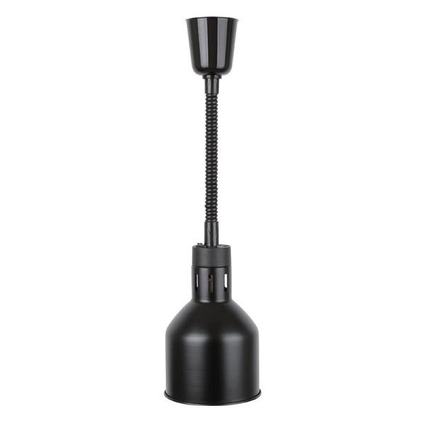 Lámpara de calor retráctil Buffalo con acabado negro mate, DR759