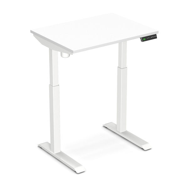 Worktrainer escritorio sentado y de pie StudyDesk (blanco / blanco 80 x 60 cm), StD-xs-blanco-blanco