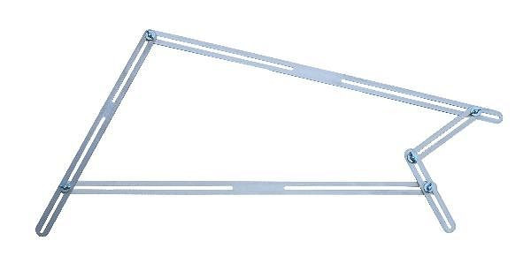 plantilla de ángulo hedue con rieles de aluminio, Rieles de aluminio: 13, T510