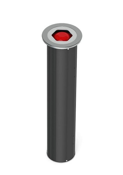 Dispensador de vasos de plástico Lölsberg para instalación en mostrador corto, diámetro de vaso aprox.62-98 mm, longitud del tubo aprox.450 mm, incluye juego de anillos de silicona, 990002