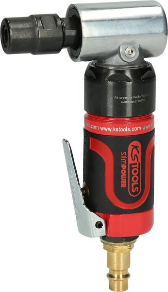 KS Tools SlimPOWER mini amoladora angular de aire comprimido, 19.000 rpm, 515.5535