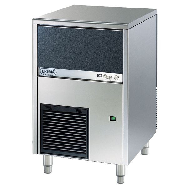 Fabricador de cubitos de hielo Brema refrigerado por aire, 33 kg/24 h, dimensiones 500 x 580 x 690 mm (An. x Pr. x Al.), BE1804033
